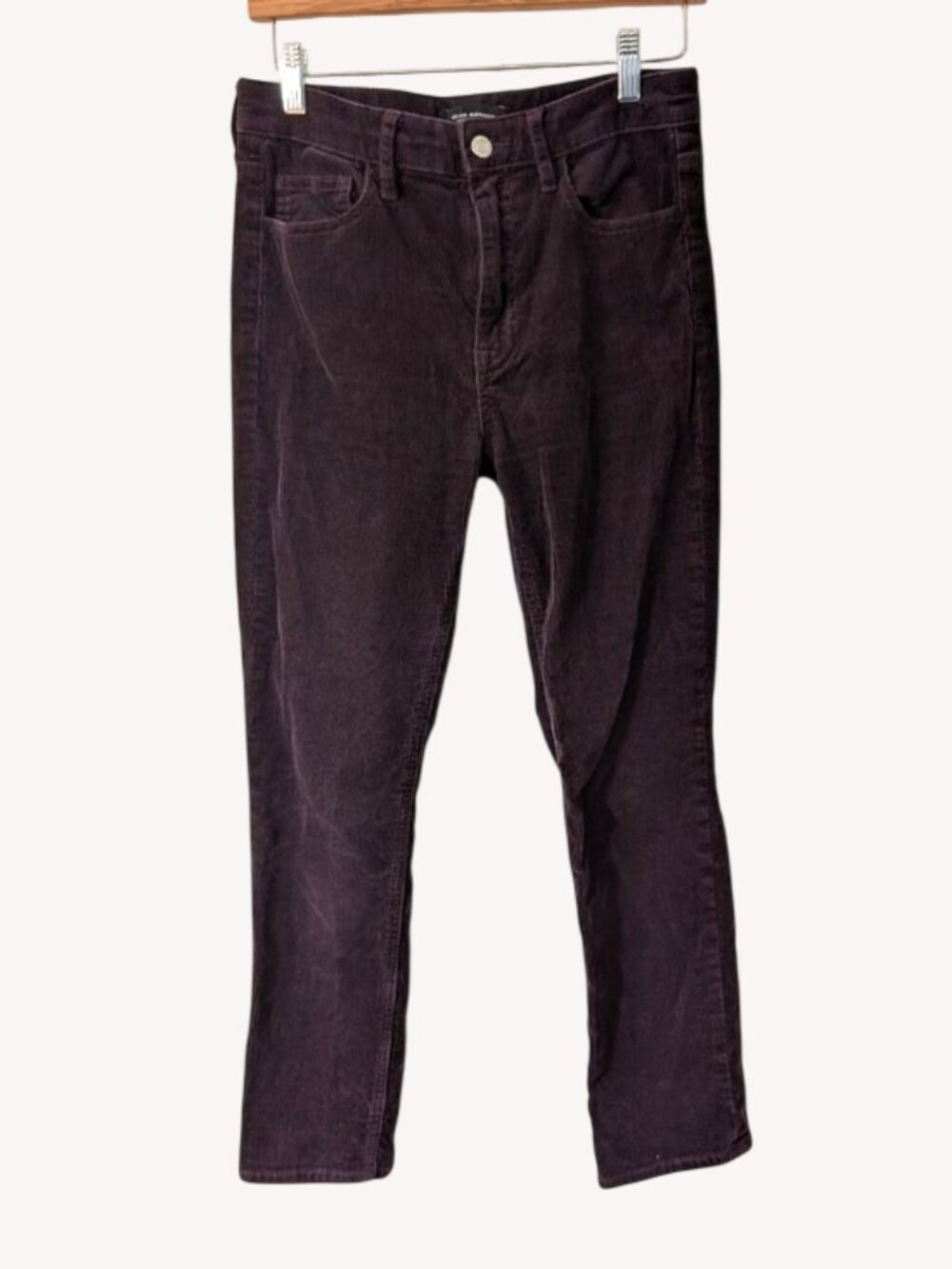 Club Monaco Women's‎ Cotton Dark Plum Corduroy Pants Size 4